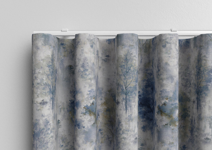 Woodland, Saxon Blue - Made to Measure Curtains - Image 13